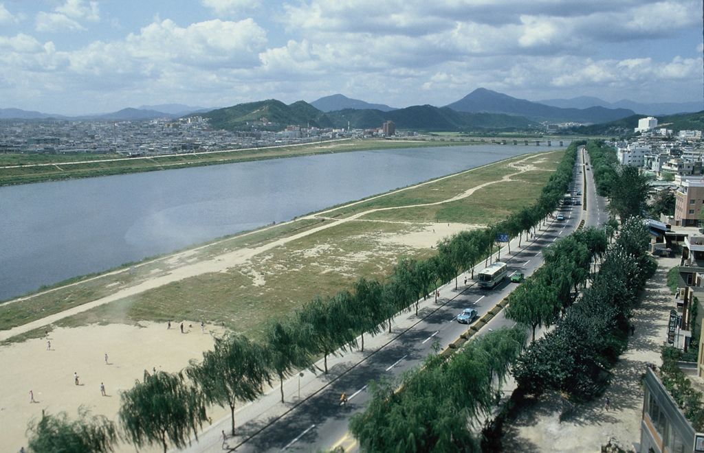 강북태화강변도로전경