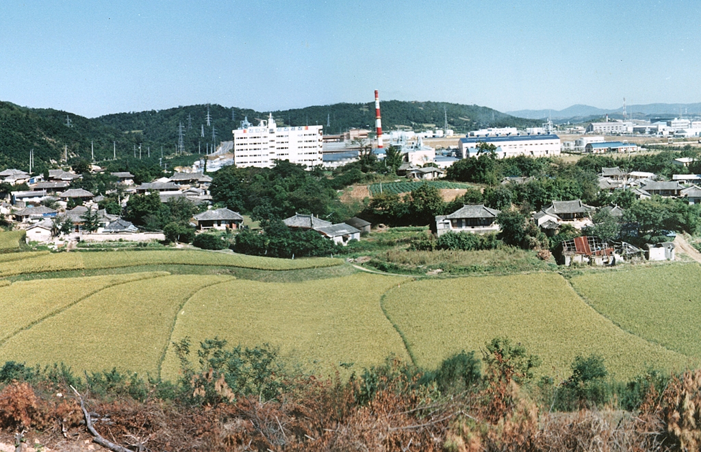 덕신리 산성마을 전경_1980