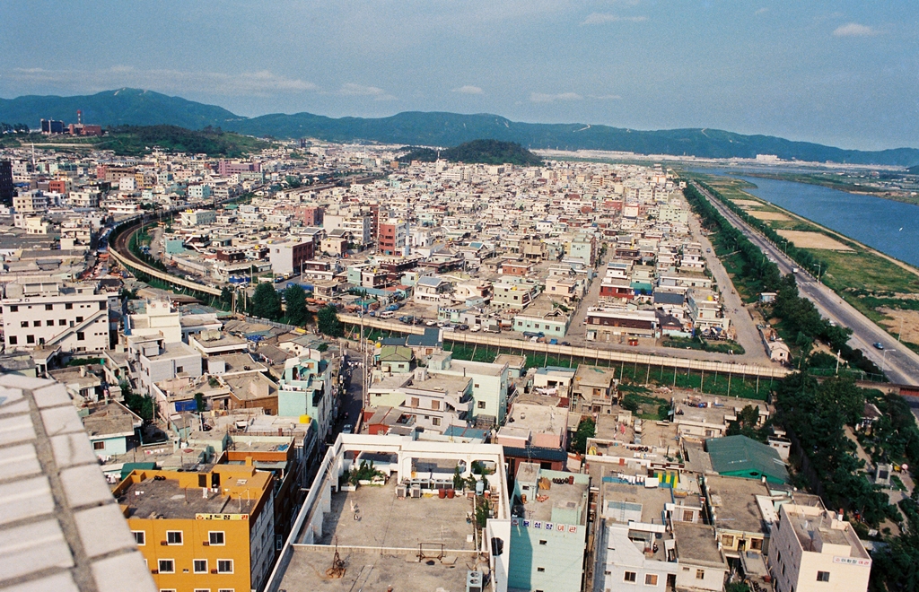 옥교동 새치입구주변시가지_1989