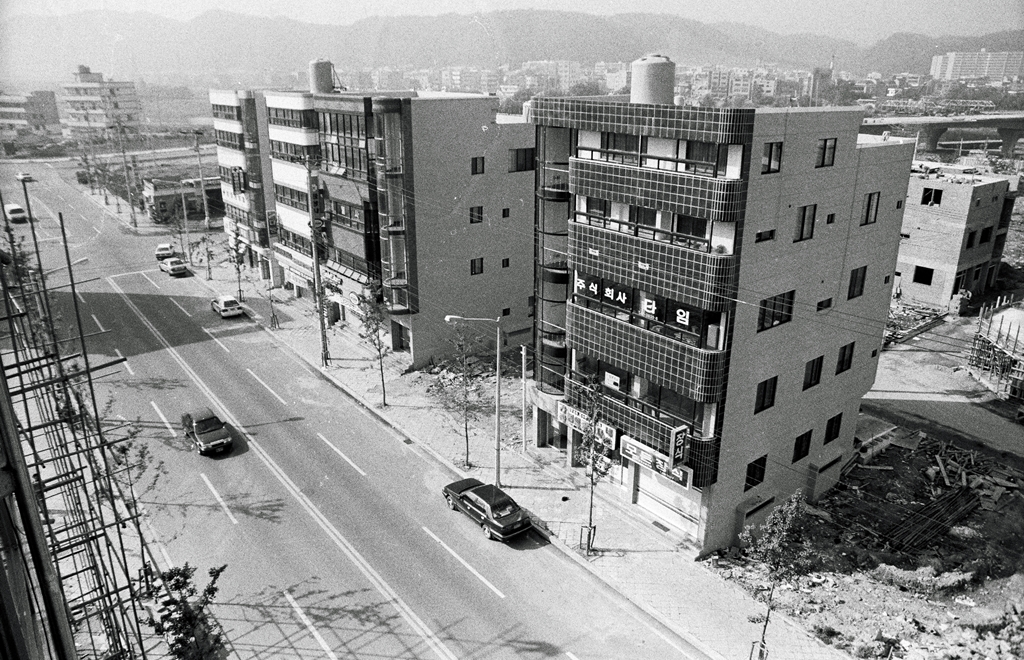 다운사거리방향 주변전경_1990