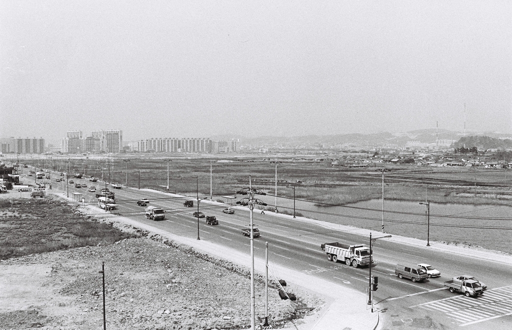 태화강역 주변시가지 전경_1992