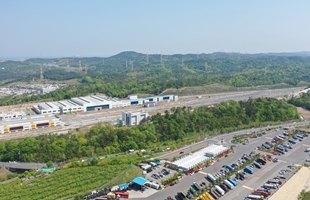 덕하택지개발사업지구_2차(철도차량기지 전경임)