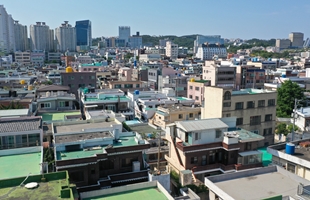 B03B04주택재개발사업지구 전경
