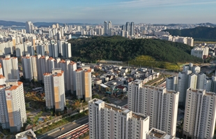 고층화로 인한 산지능선의 훼손