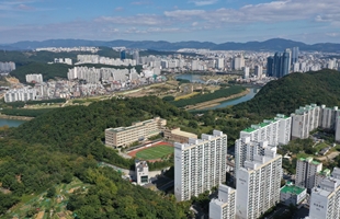산악축_남산12봉과 동대산 능선