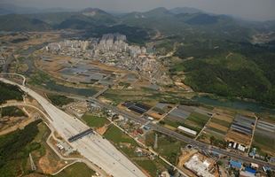 구영리 구영교  주변 항공촬영01