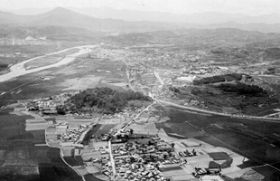 상공에서 본 반구동 전경_1969