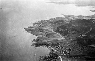 상공에서 본 울산셕유화학공단 전경_1967