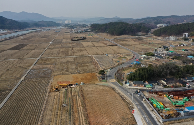 울주 온산 강양들