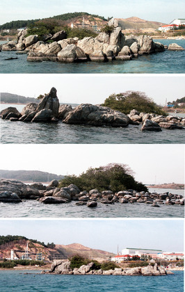 처용암 전경