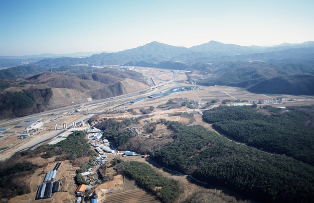 경부 고속철 울산역사 부지