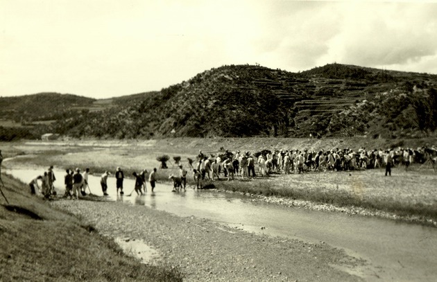 67년 장현공사 작업광경