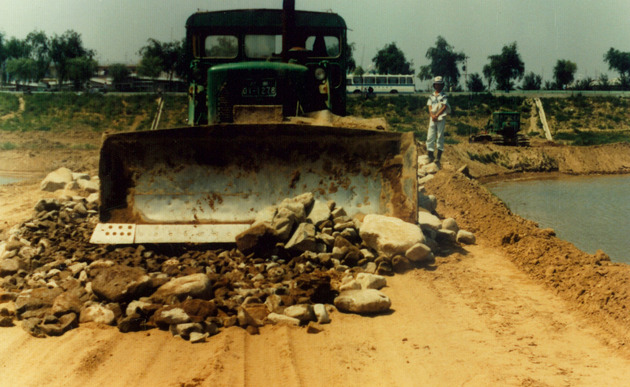 A형가도 율석운반 및 포설장면