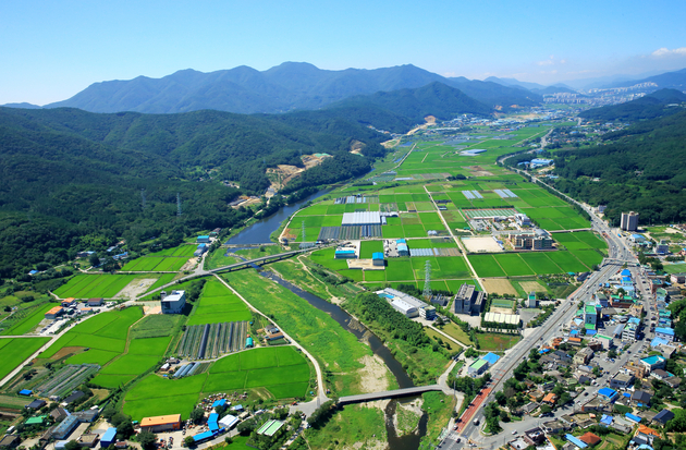 회야강 주변시가지