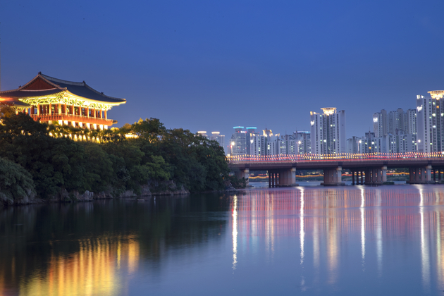 태화루 주변시가지야경