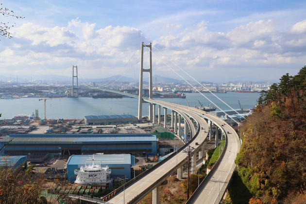 울산대교 전경