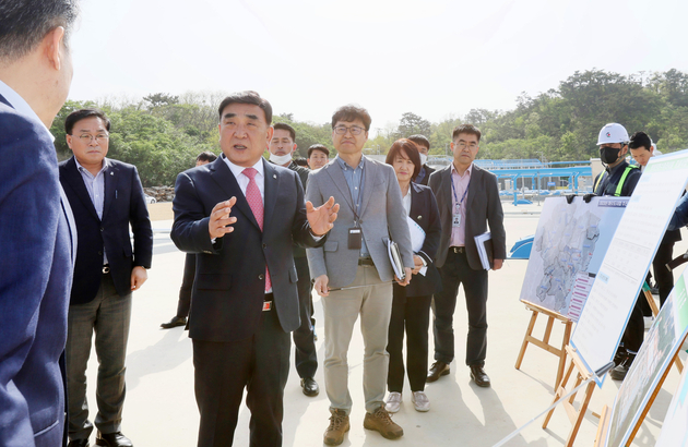 방어진하수처리시설 증설현장 점검