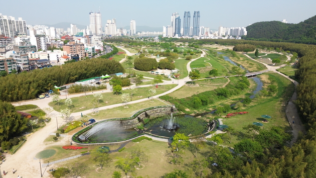 태화강국가정원 무지개분수