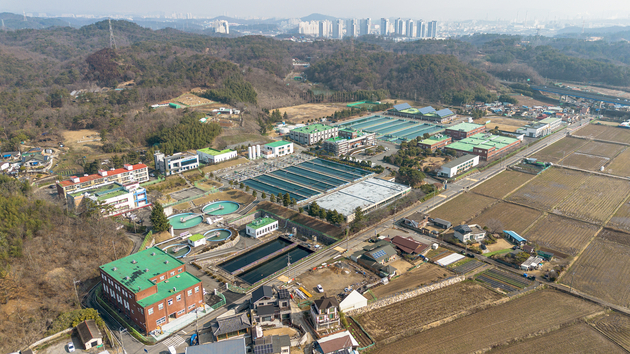 회야정수사업소 전경