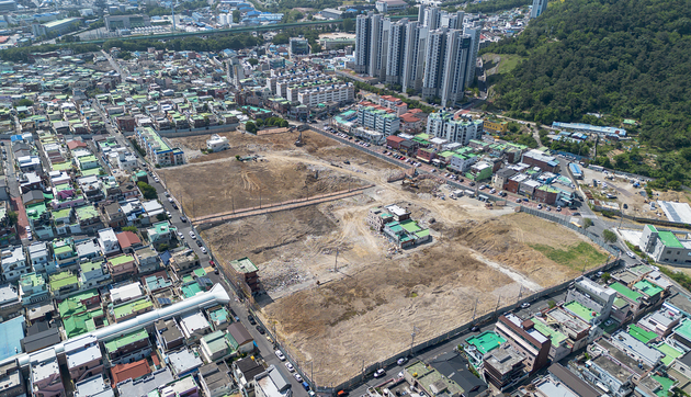 남구 야음동 재개발지역 전경 및 근경