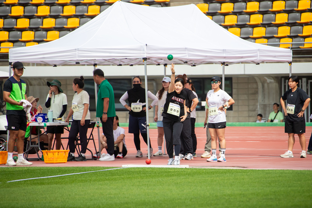 제27회 시민생활체육대축전 포환던지기 