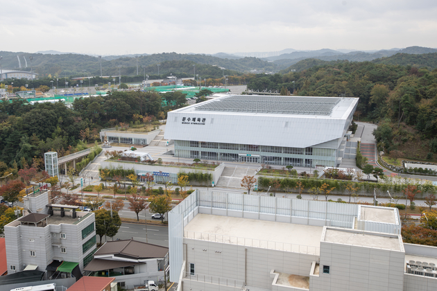 문수체육관 전경