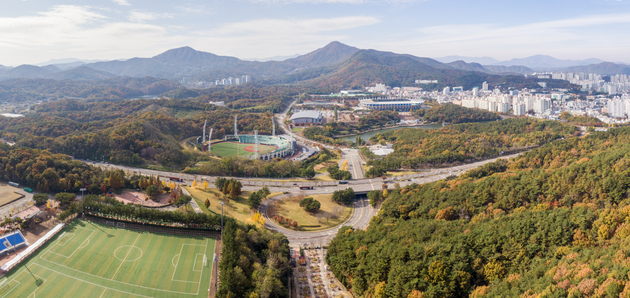 울산체육공원 전경