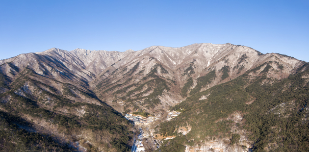 가지산 주변시가지 전경