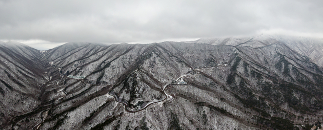 가지산 설경