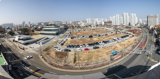 북정동 주변시가지 전경