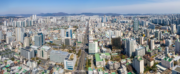 남구 주변시가지 전경