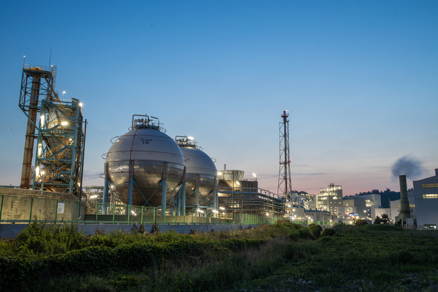 미포산업단지 야경