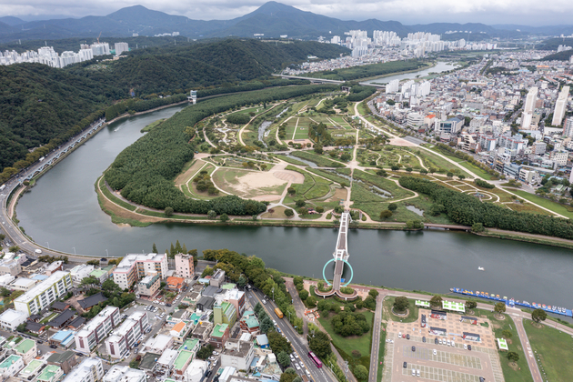 태화강국가정원 주변시가지 전경