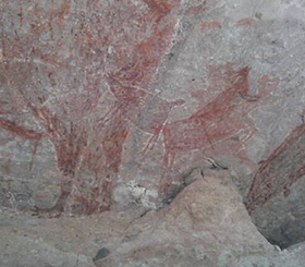 시에라 데 산 프란시스코의 암채화(Rock Paintings of the Sierra de San Francisco) 사진