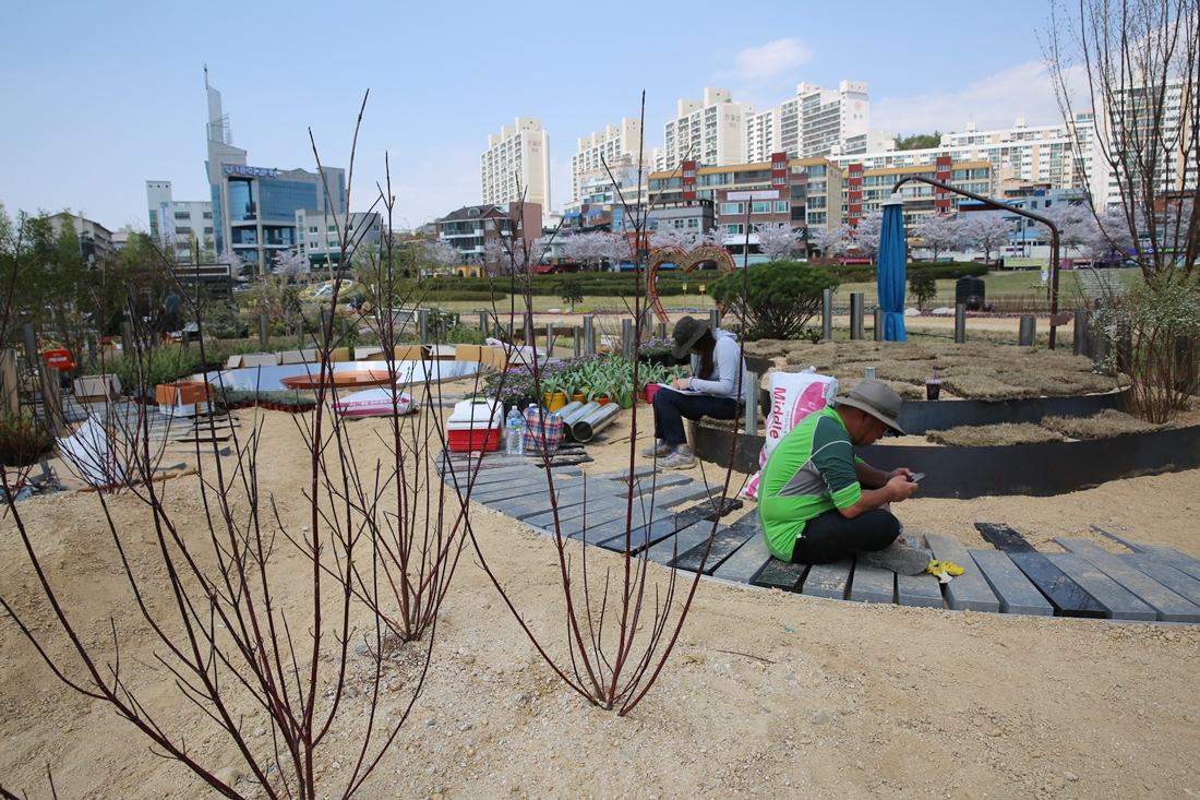[조성과정] 20180403 쇼가든 : 풍류정원; 두번째 달_황신예