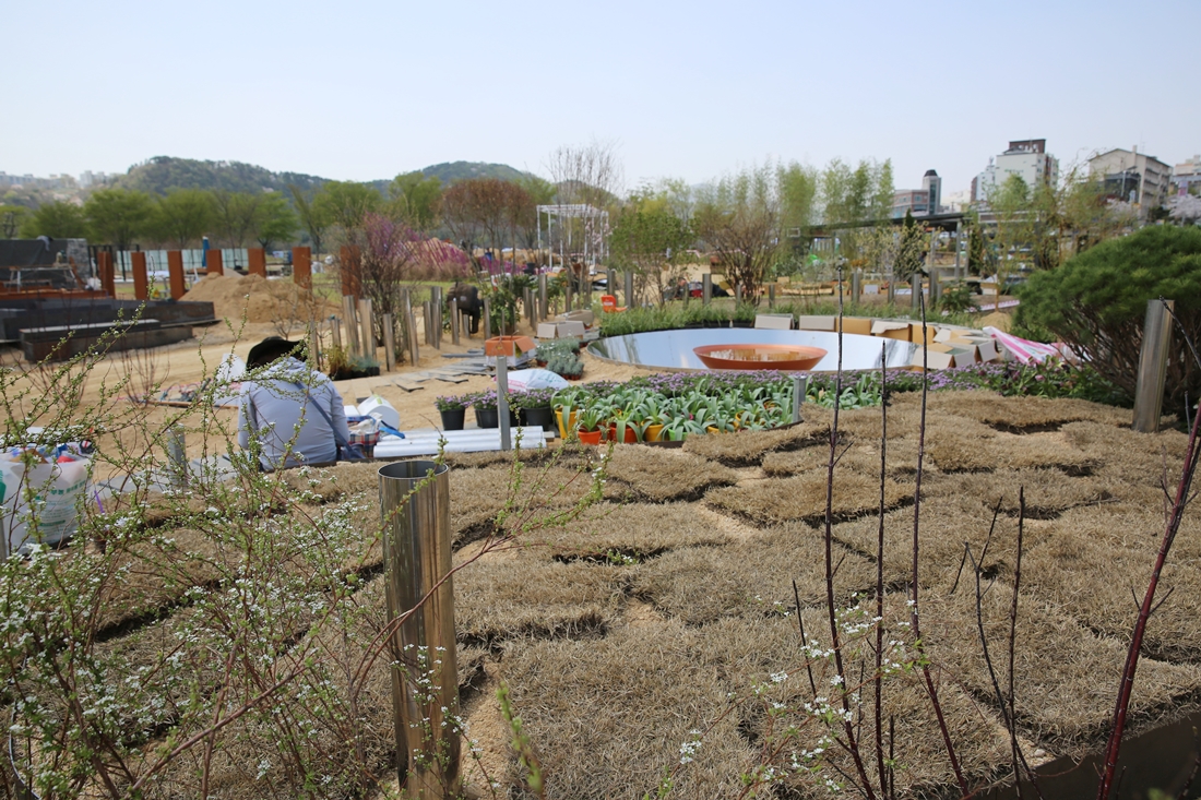 [조성과정] 20180403 쇼가든 : 풍류정원; 두번째 달_황신예