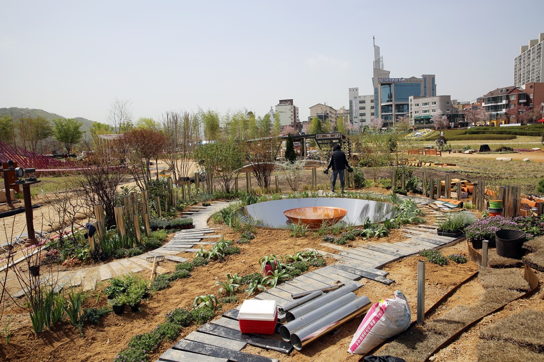 [조성과정] 20180406 쇼가든 : 풍류정원; 두번째 달_황신예