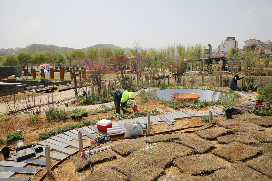 [조성과정] 20180406 쇼가든 : 풍류정원; 두번째 달_황신예