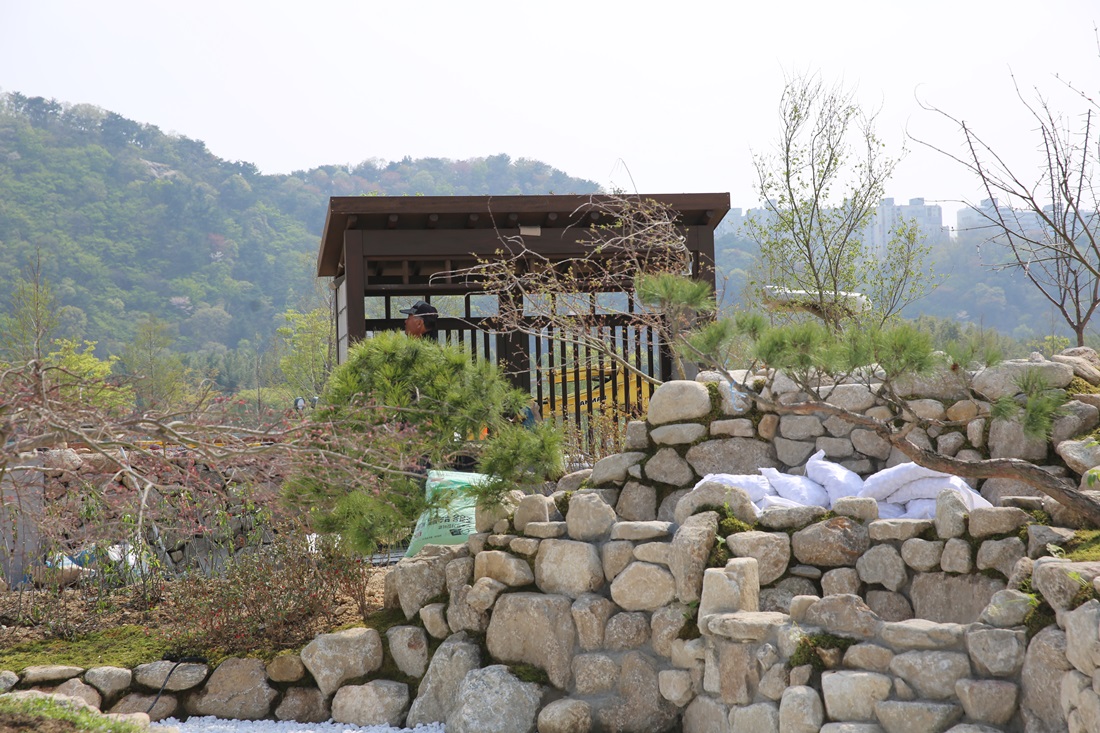 [조성과정] 20180409 초청작가정원 : 태화강의 물의 풍경_이시하라 카즈유키