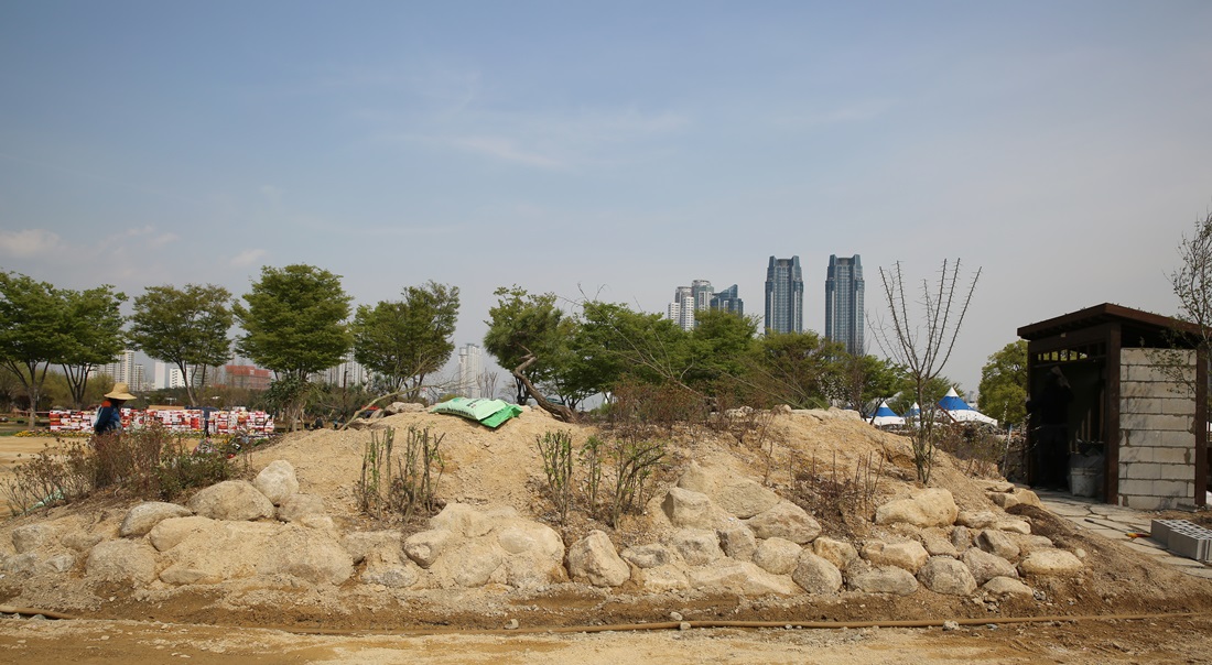 [조성과정] 20180409 초청작가정원 : 태화강의 물의 풍경_이시하라 카즈유키