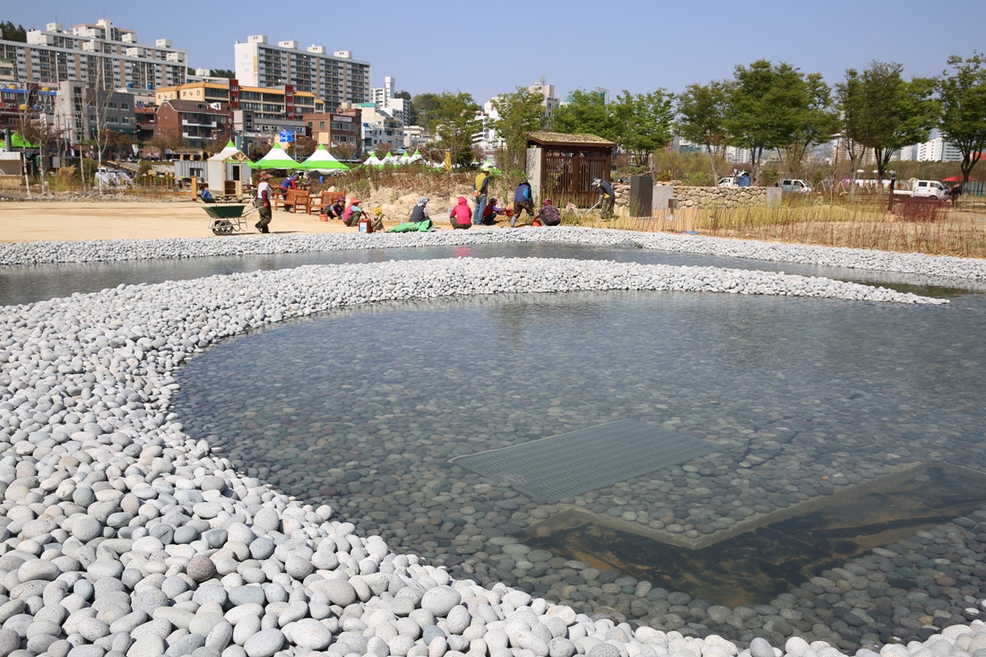 [조성과정] 20180411 초청작가정원 : Drizzling Moon Garden_소피 워커