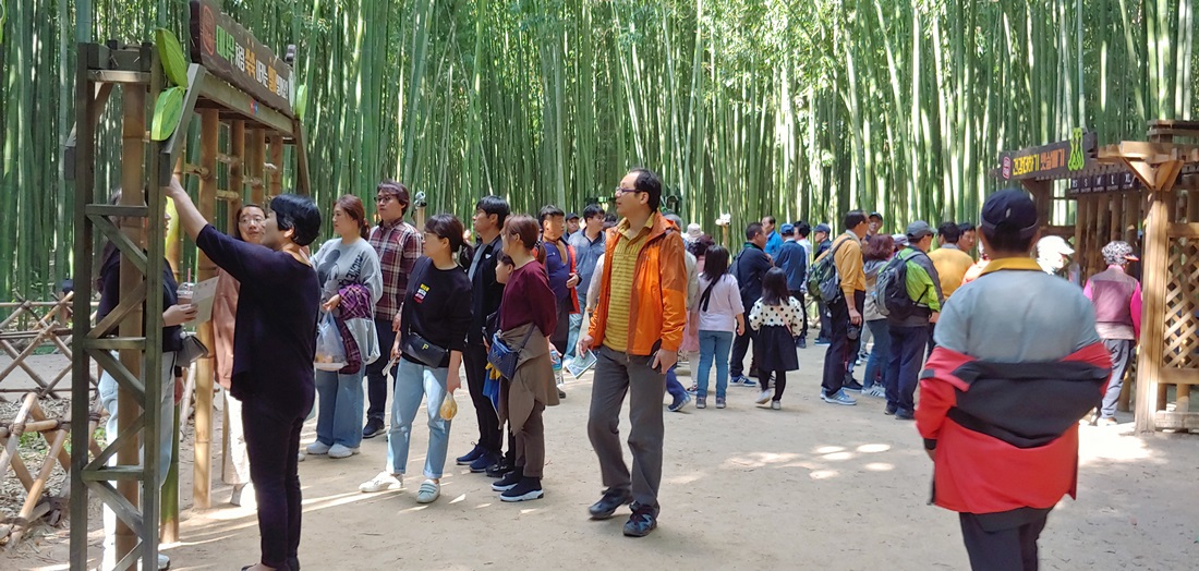 태화강 국가정원 지정 선포행사를 찾은 관람객들