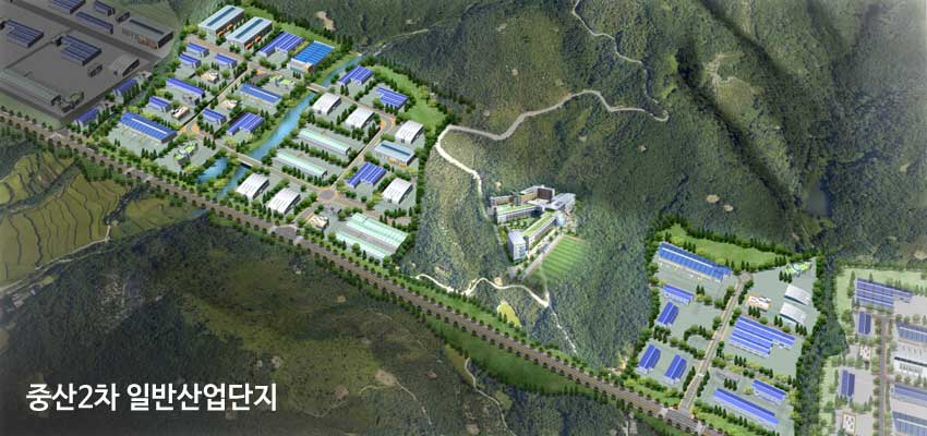 중산2차일반산업단지 조감도