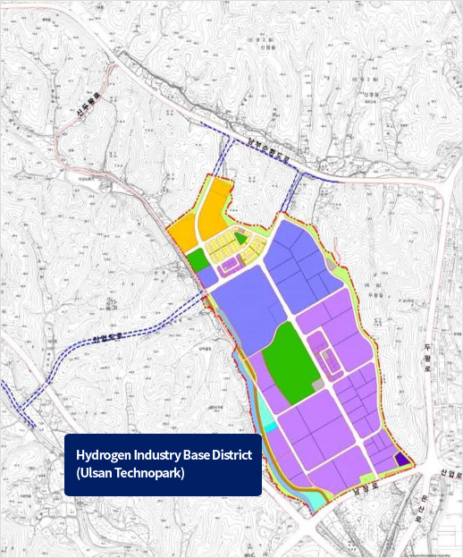 Hydrogen Industry Base District land Use Plan