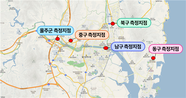 교통측정지점도