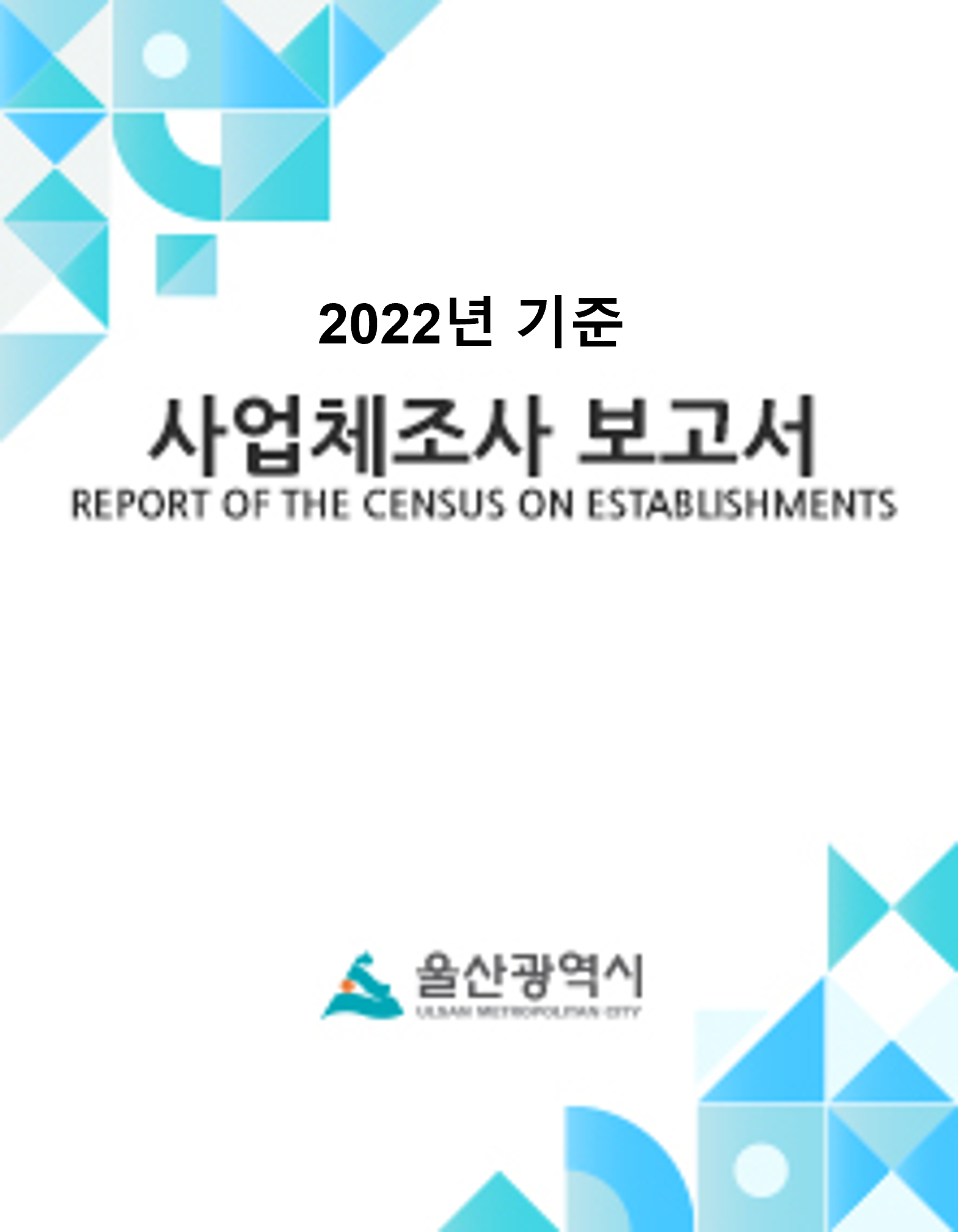 2022년 기준 사업체조사 보고서