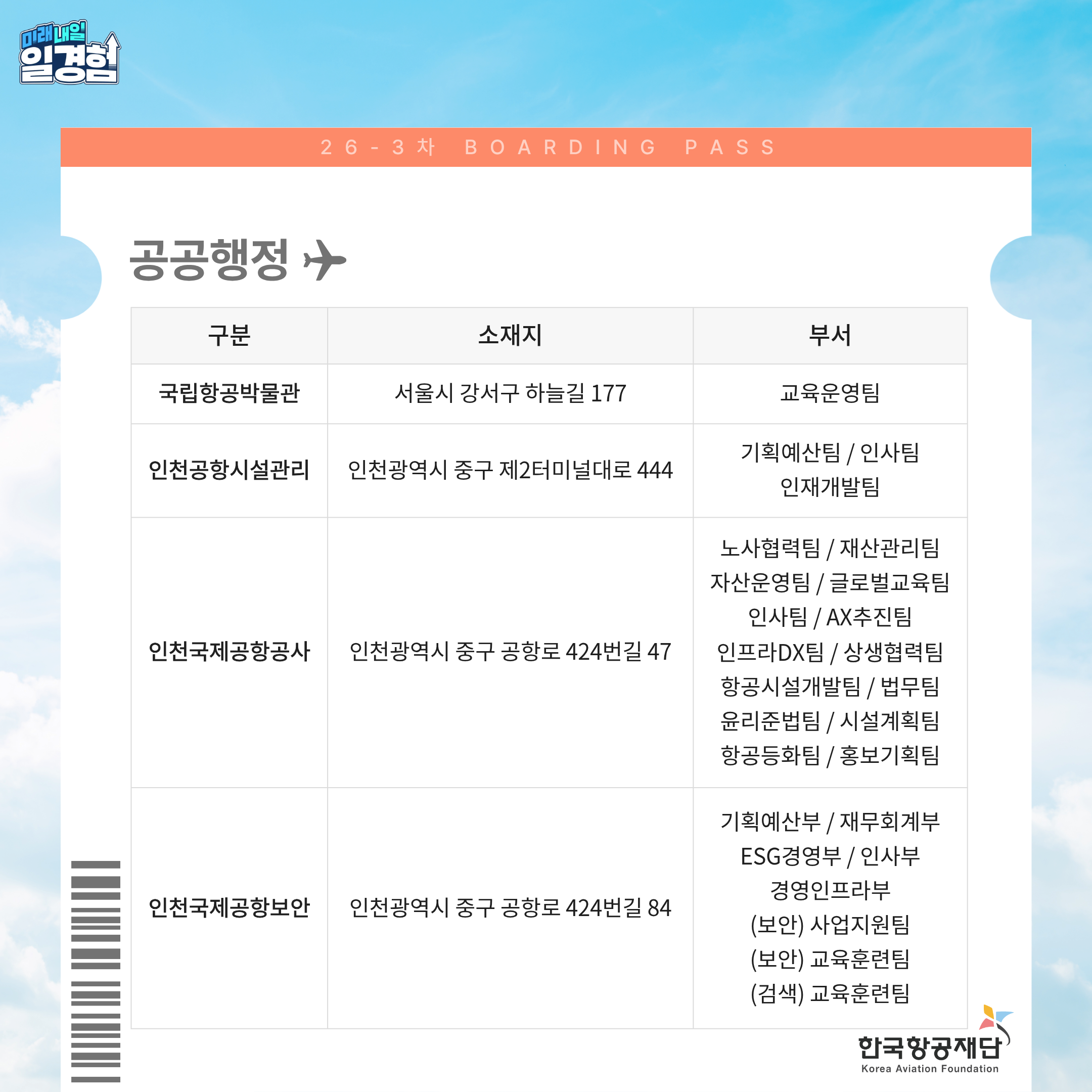 26-3차 미래내일 일경험(인턴형) 참여자 모집 홍보 이미지