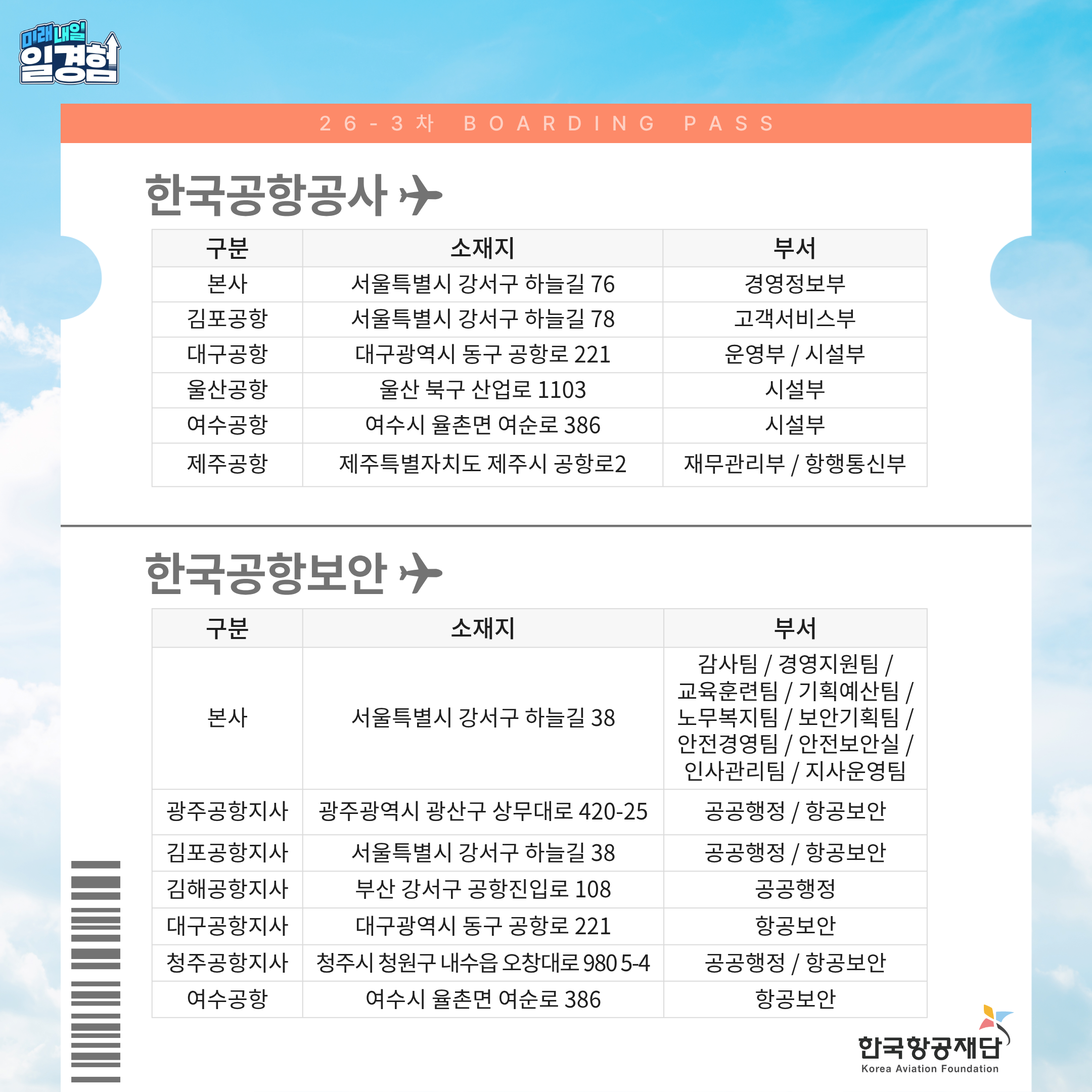 26-3차 미래내일 일경험(인턴형) 참여자 모집 홍보 이미지
