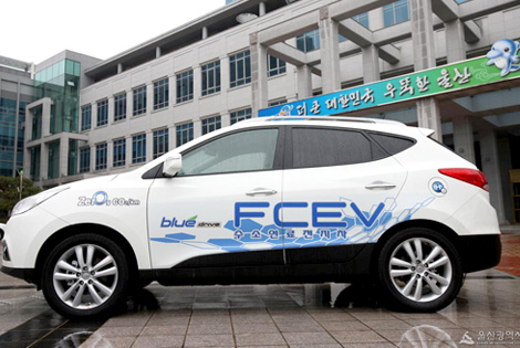 Hydrogen fuel cell vehicle