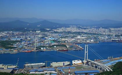 Ulsandaegyo Bridge which brought about innovations in transportation and tourism of Ulsan